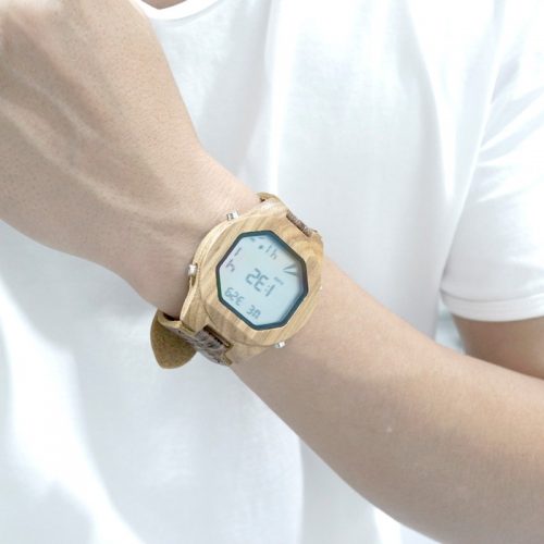 reloj madera digital 7