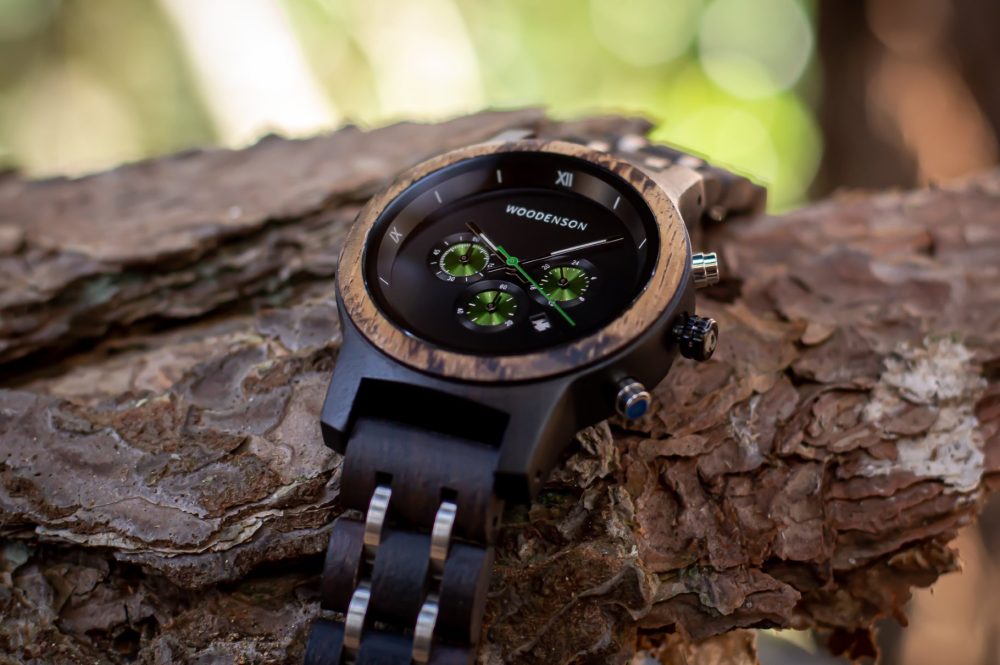 Reloj de madera de ébano modelo Takeyume - Image 5