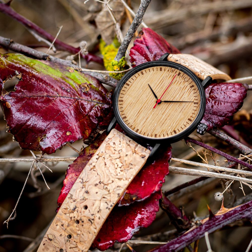 Reloj de pulsera de corcho y madera modelo Yebushi - Image 7