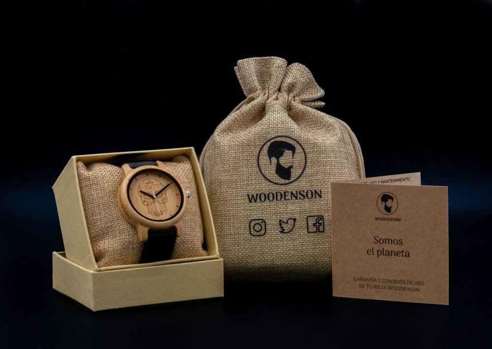 Reloj de madera Calavera Mexicana - Image 10