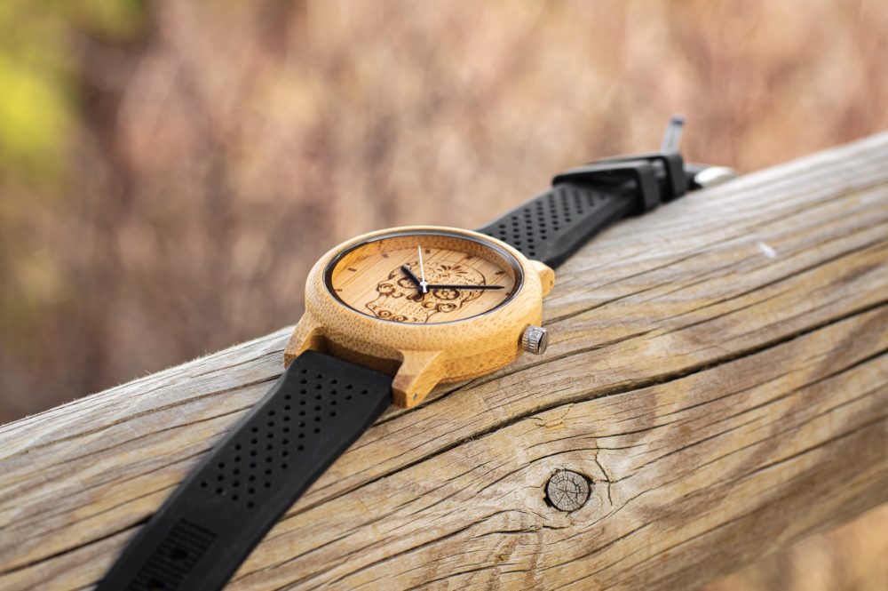 Reloj de madera Calavera Mexicana - Image 7