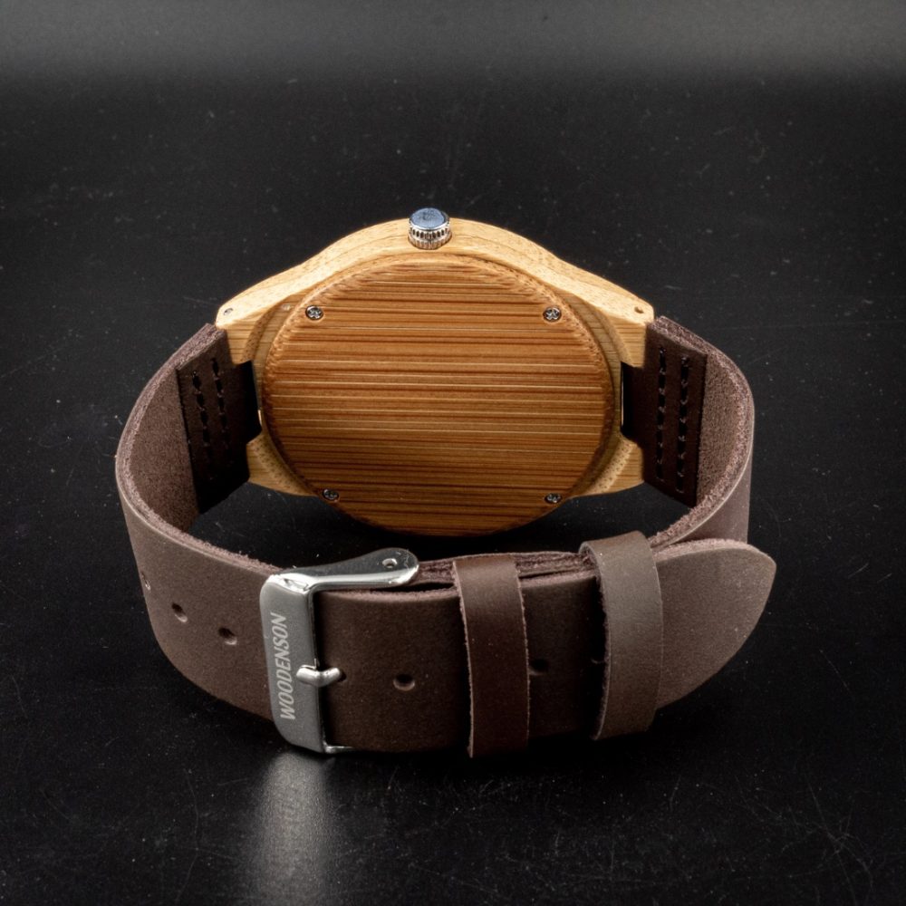 Reloj de madera de bambú modelo Zui - Image 4