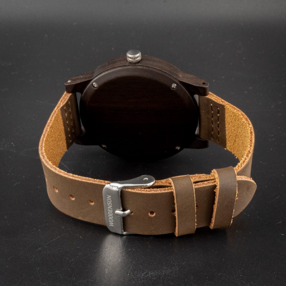Reloj de pulsera de madera con números en la esfera modelo Terral - Image 5