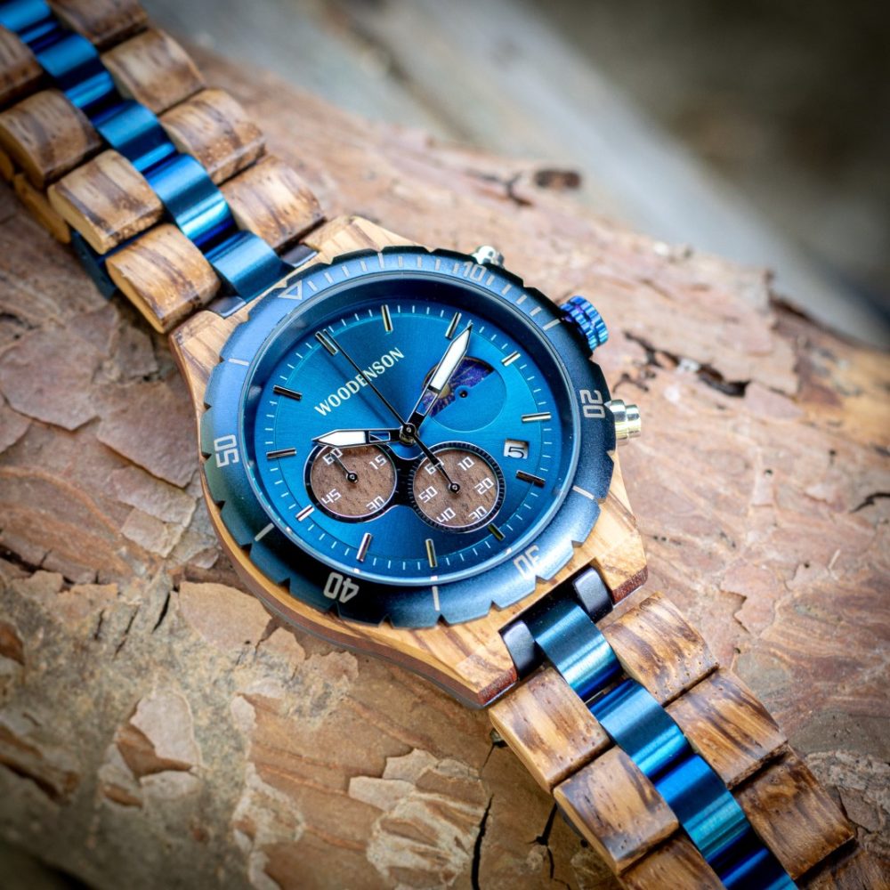 Reloj de madera Kobe Ivory - Image 5