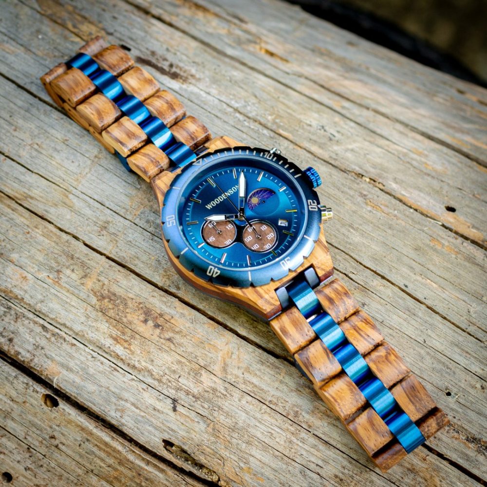 Reloj de madera Kobe Ivory - Image 3