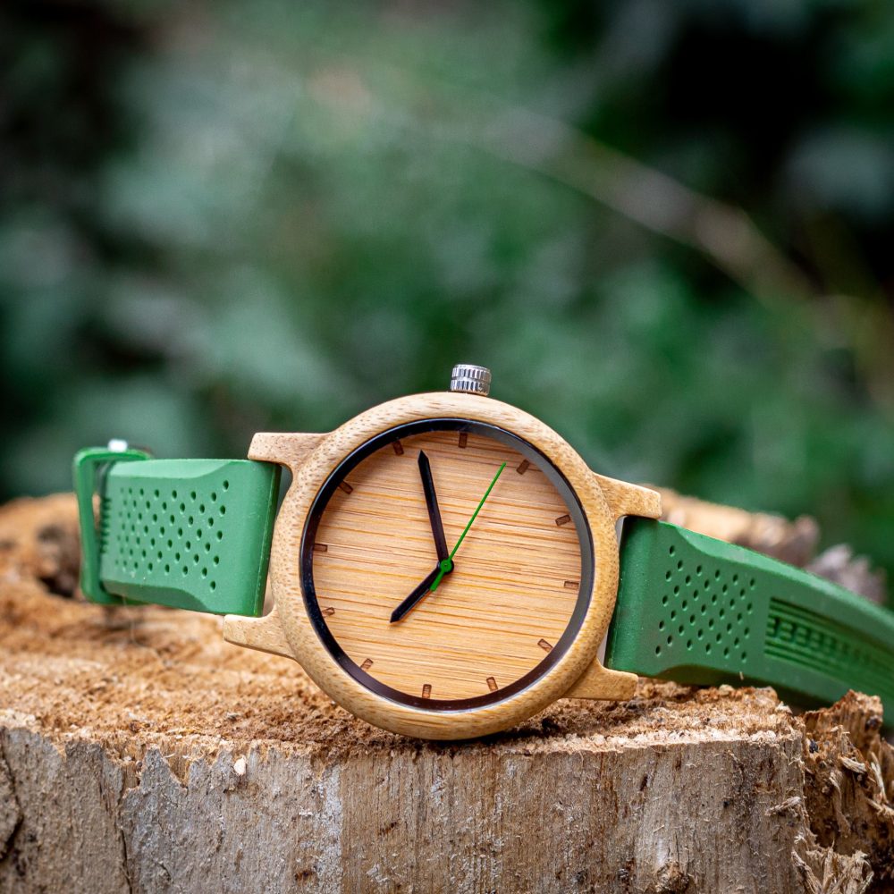 Reloj de madera Cockney Jungle - Image 2