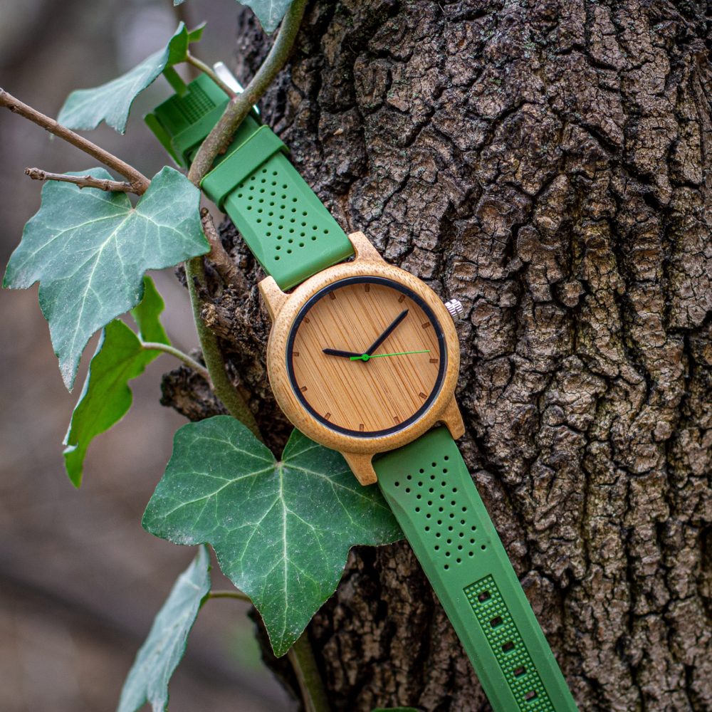 Reloj de madera Cockney Jungle - Image 7