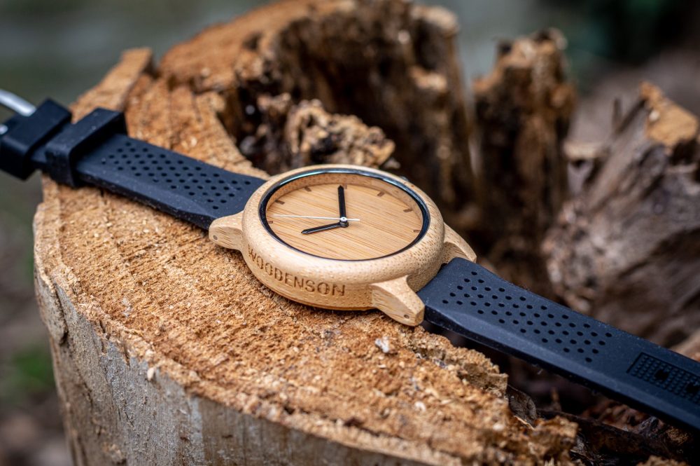 Reloj de madera Cockney Night - Image 3