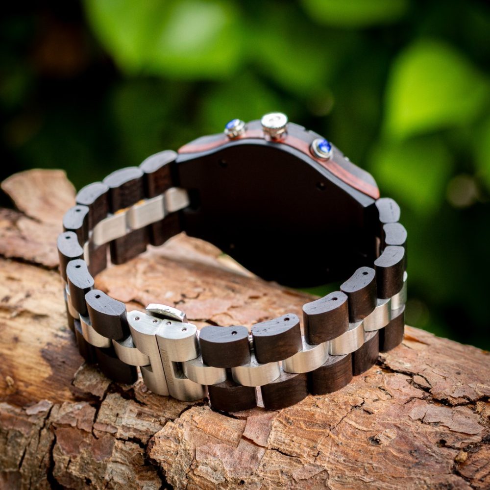 Reloj de madera Kobe Onix - Image 4