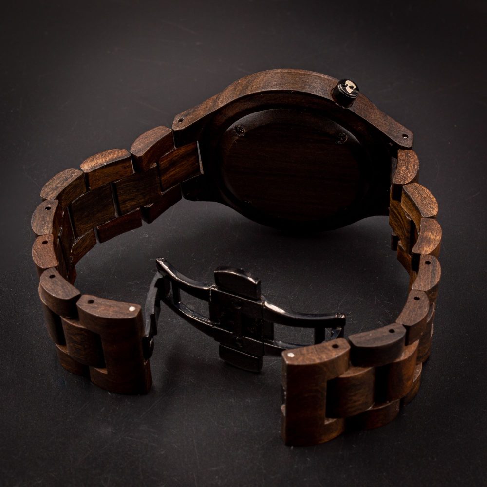 Reloj de madera de Sándalo Moraine - Image 4