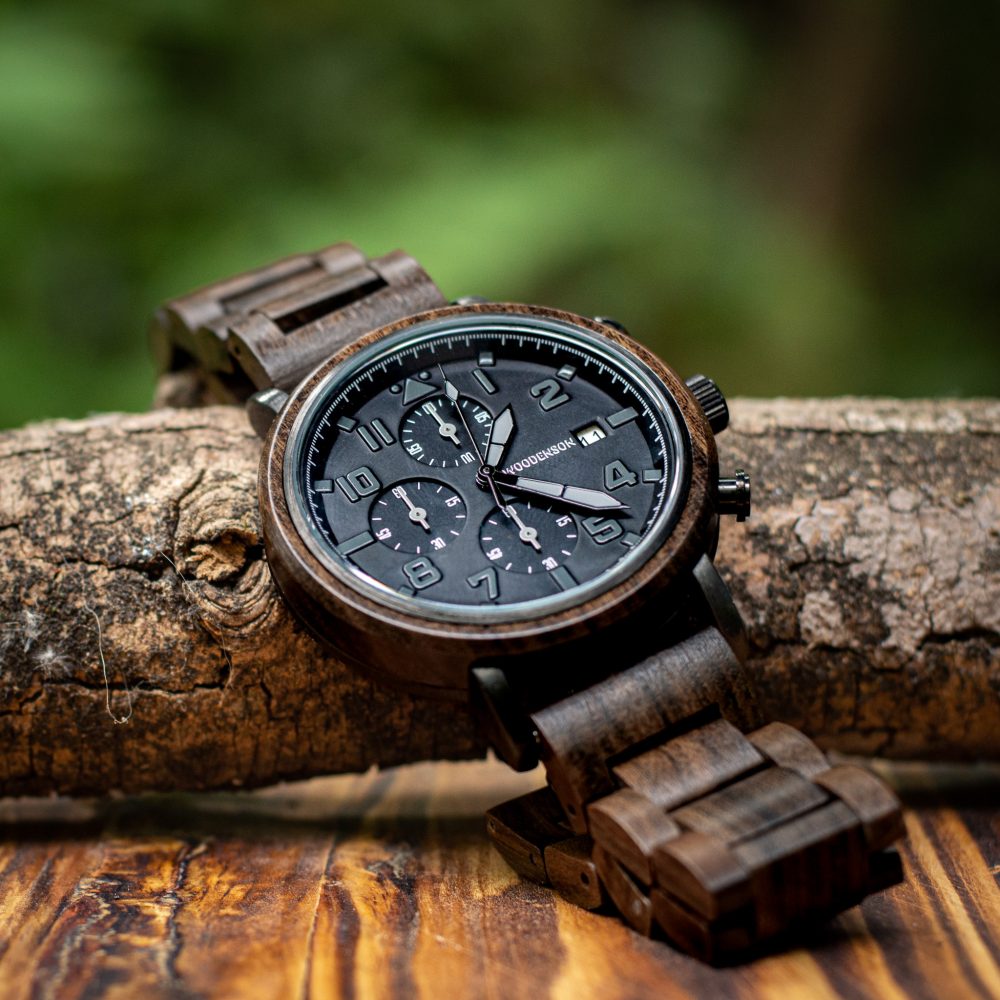Reloj en madera de sándalo Taormina - Image 3