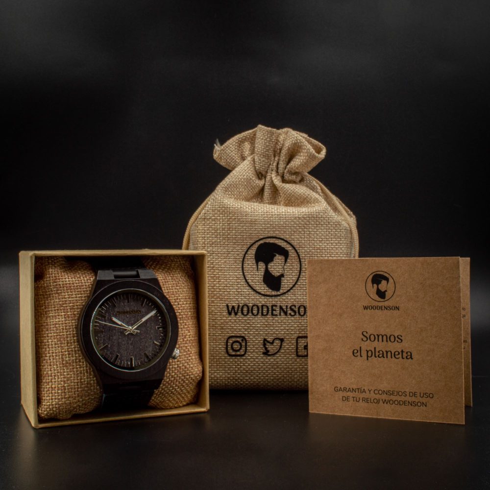 Reloj de madera modelo Kalu Hiru - Image 8
