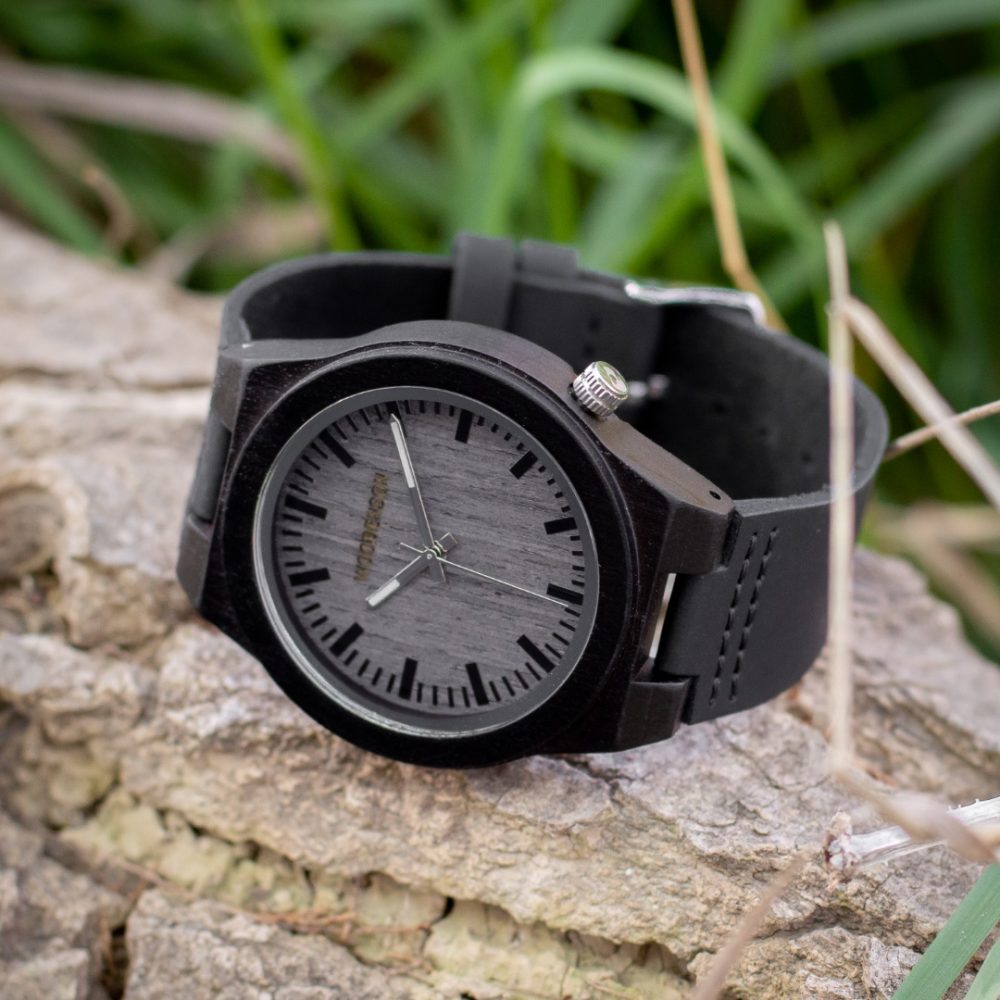 Reloj de madera modelo Kalu Hiru - Image 5