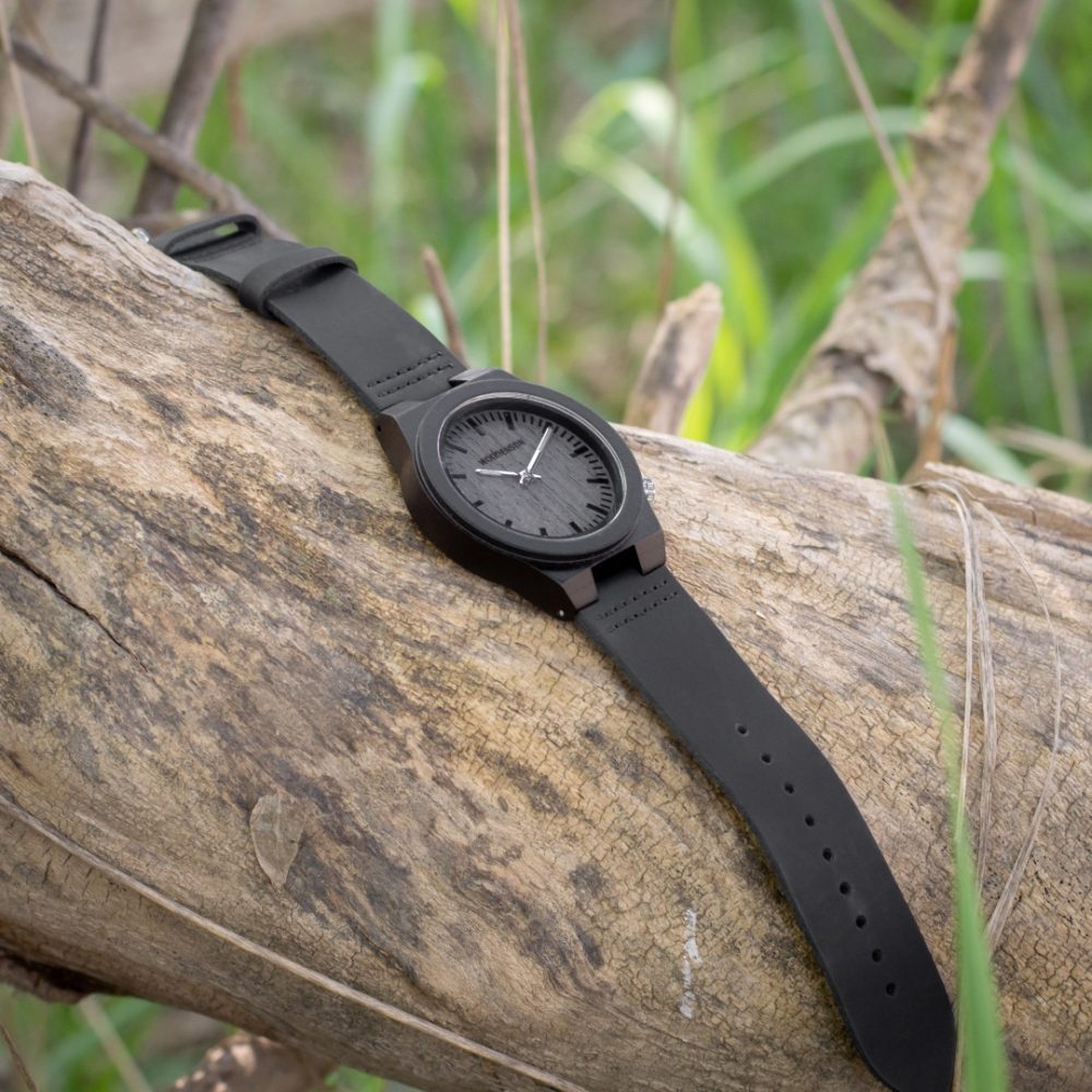 Reloj de madera modelo Kalu Hiru - Image 3