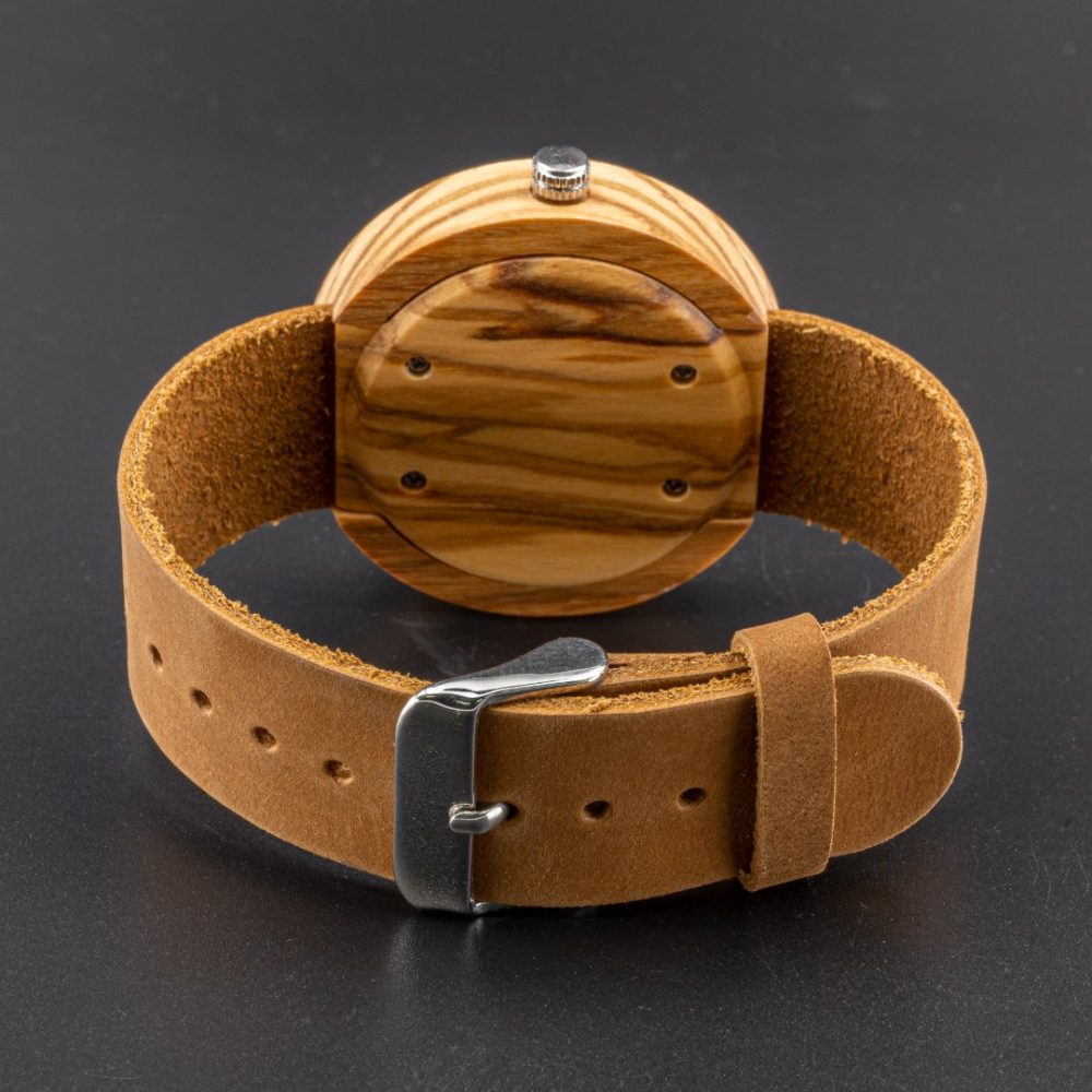 Reloj de madera de Olivo Serengueti - Image 5