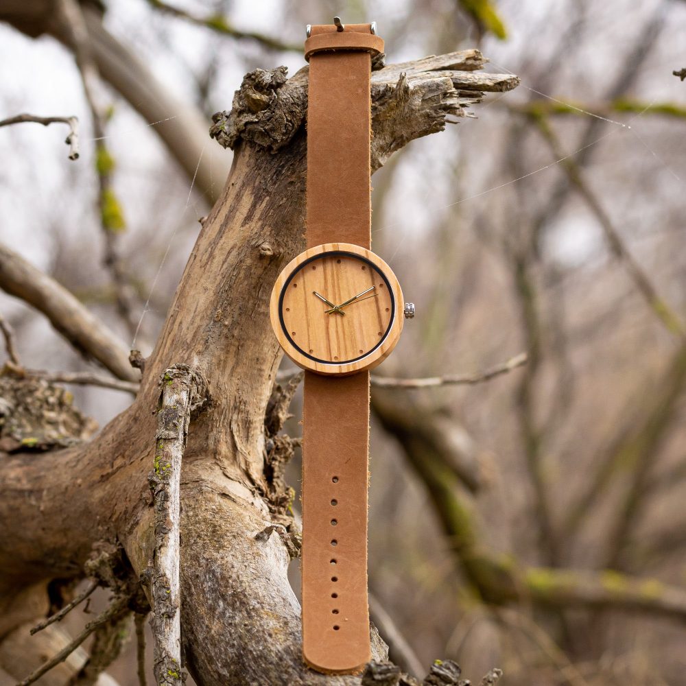 Reloj de madera de Olivo Serengueti - Image 6