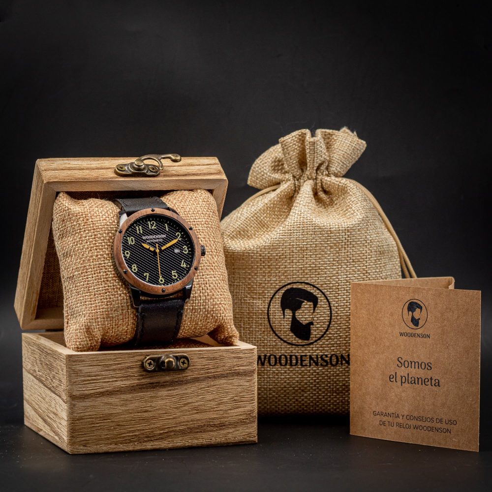 Reloj Automático de madera de Nogal Fakarava - Image 10