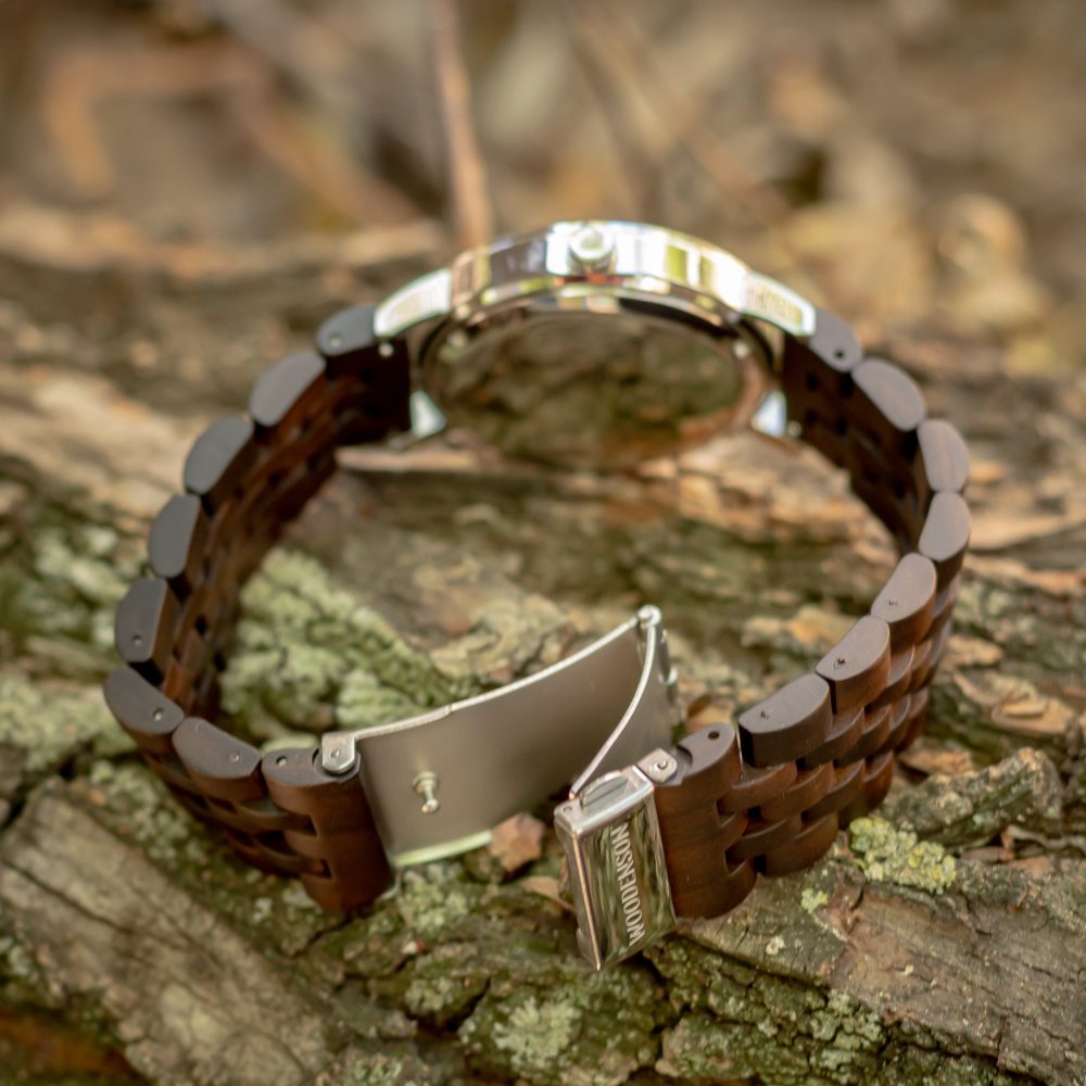 Reloj Automático de madera de Ébano Chacagua - Image 4