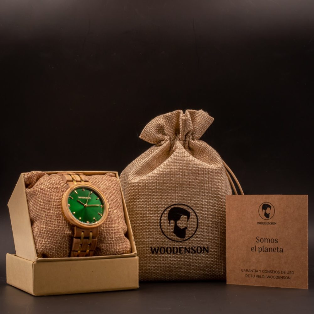 Reloj de madera de olivo Khalid - Image 8