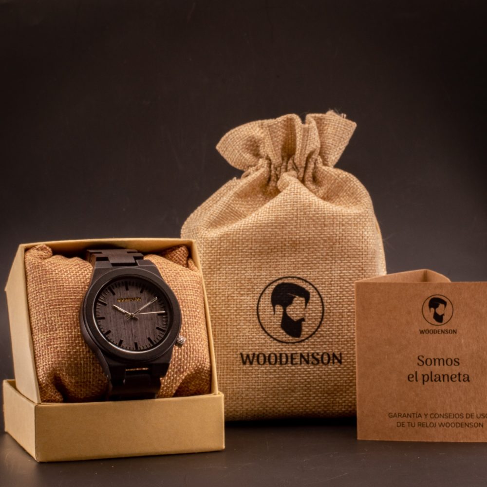 Reloj de madera de Chacate con correa de eslabones modelo Katsura - Image 8