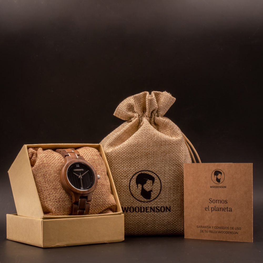 Reloj de madera de nogal Tinigua - Image 8