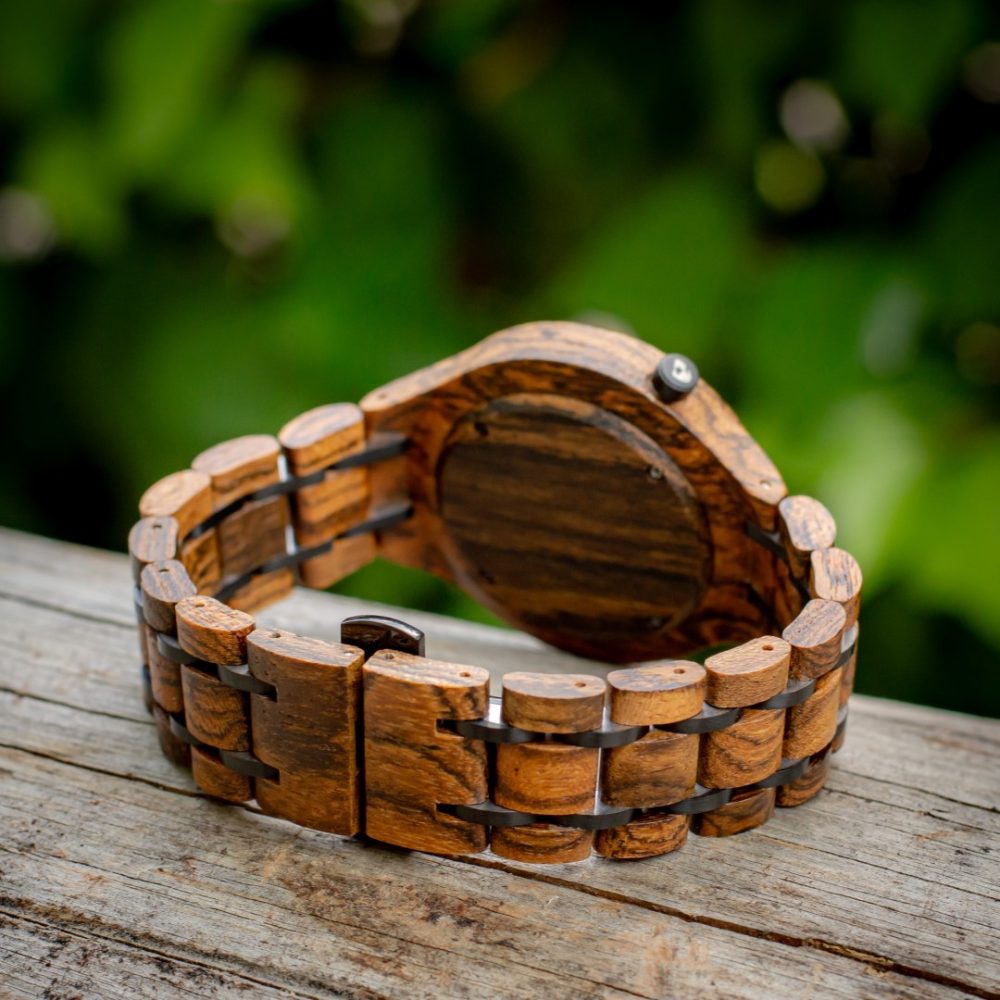 Reloj de madera de Serpiente Sahara - Image 4