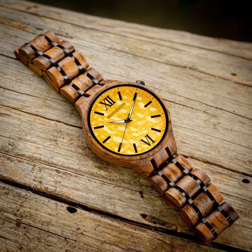 Reloj de madera de Serpiente Sahara - Image 3