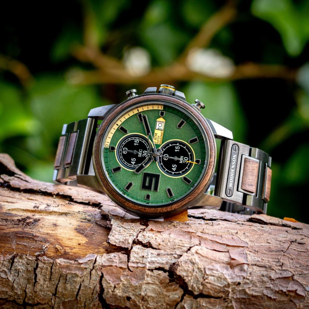 Reloj de madera con cronógrafo Havasu