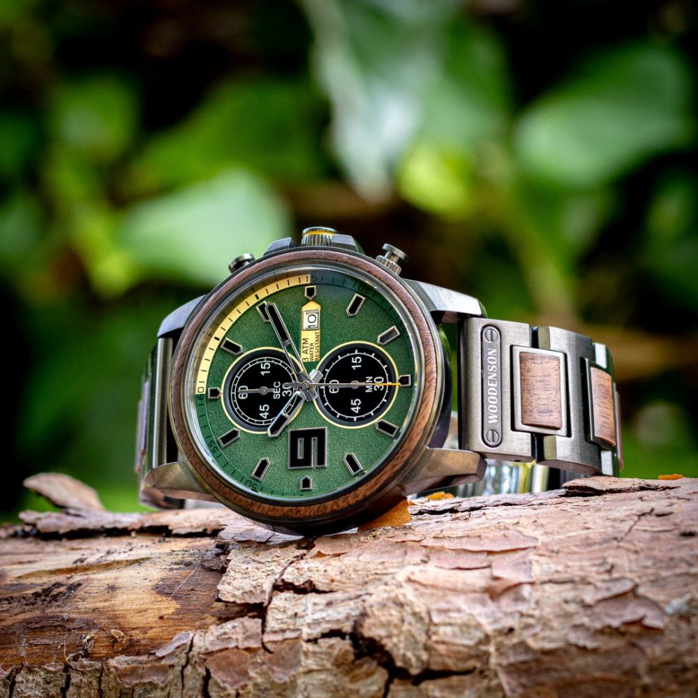 Reloj de madera con cronógrafo Havasu - Image 7