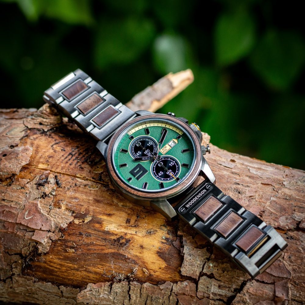 Reloj de madera con cronógrafo Havasu - Image 3