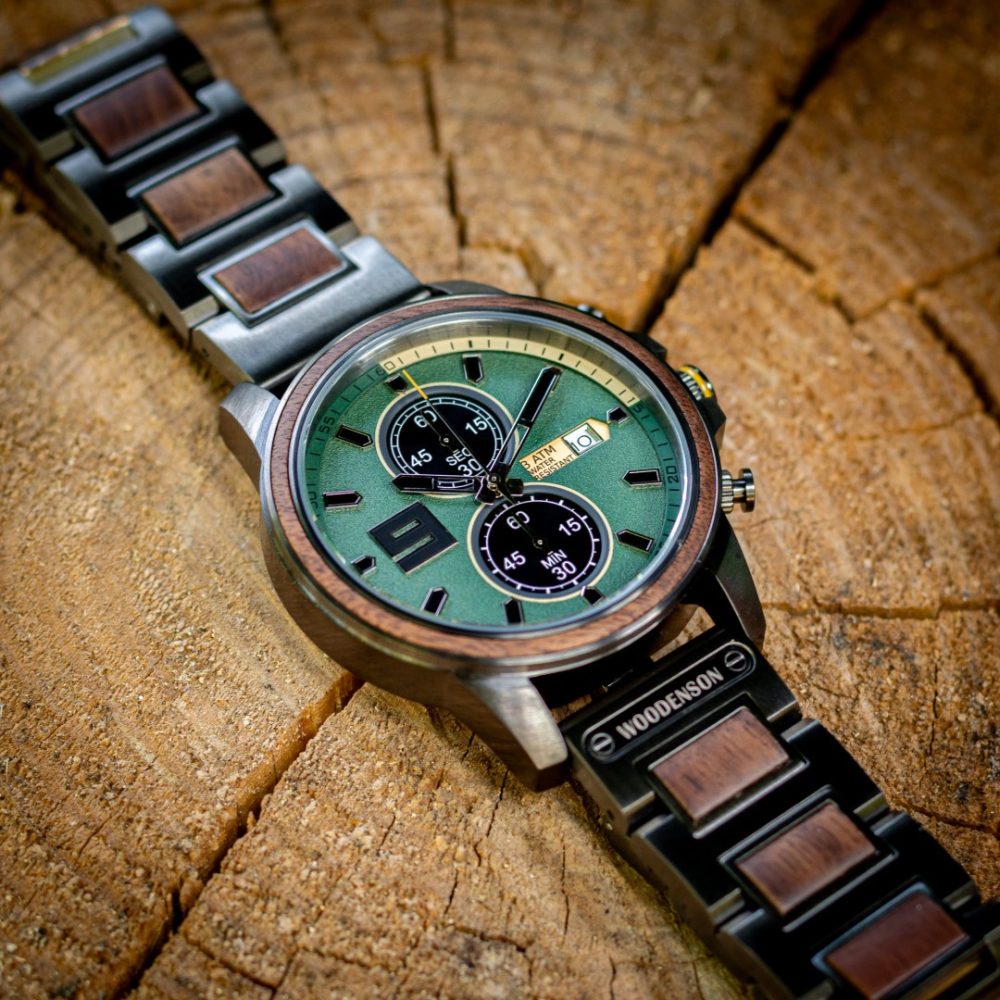 Reloj de madera con cronógrafo Havasu - Image 5