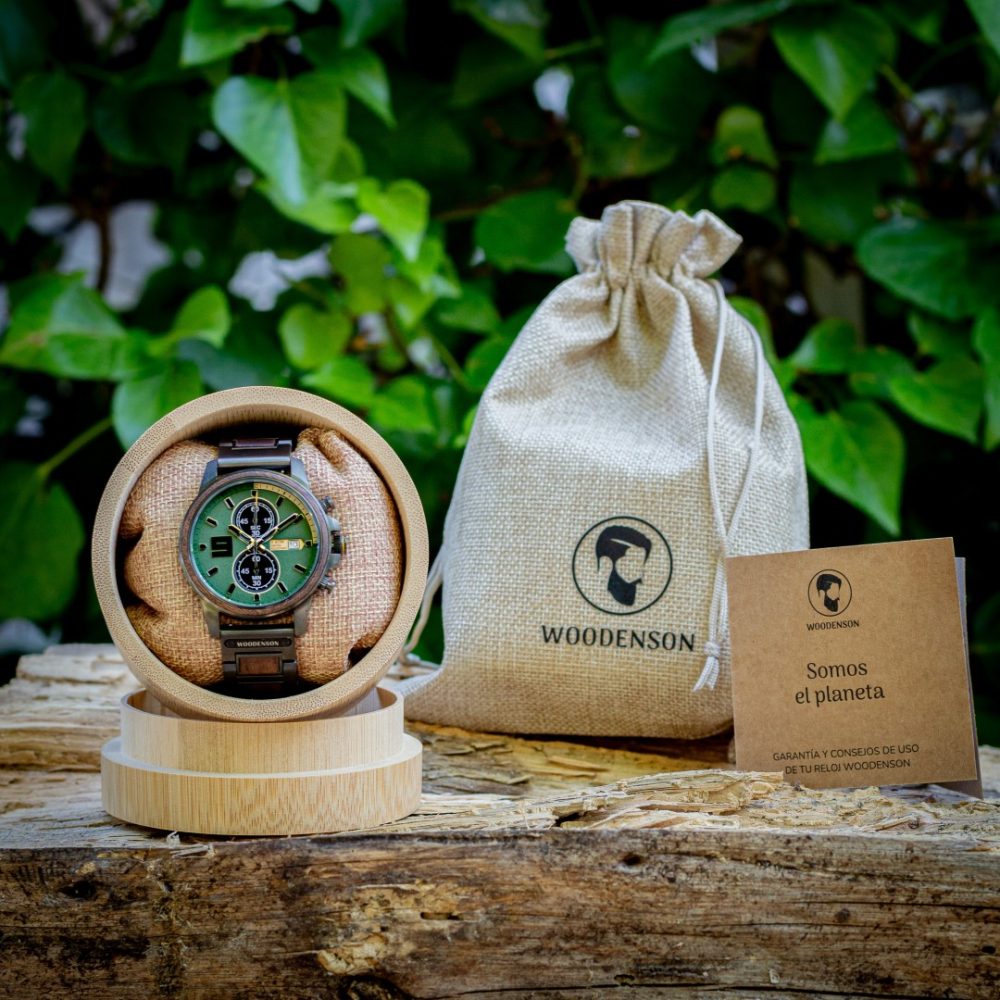 Reloj de madera con cronógrafo Havasu - Image 9