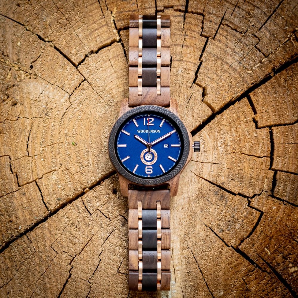 Reloj de Madera de Zebrano Tenerife - Image 5