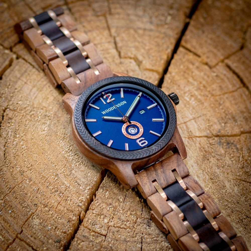 Reloj de Madera de Zebrano Tenerife - Image 7