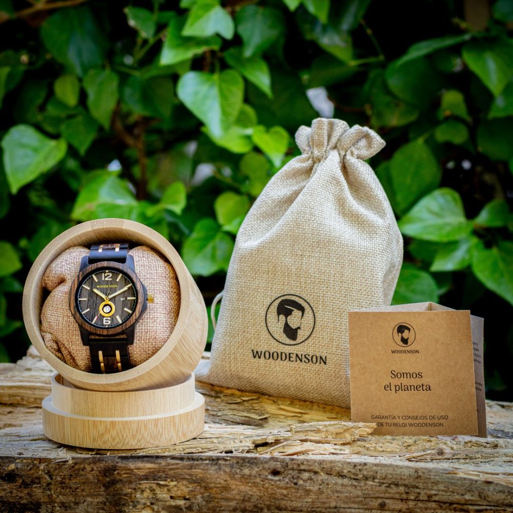 Reloj de Madera de Chacate Negro Fuerteventura - Image 10