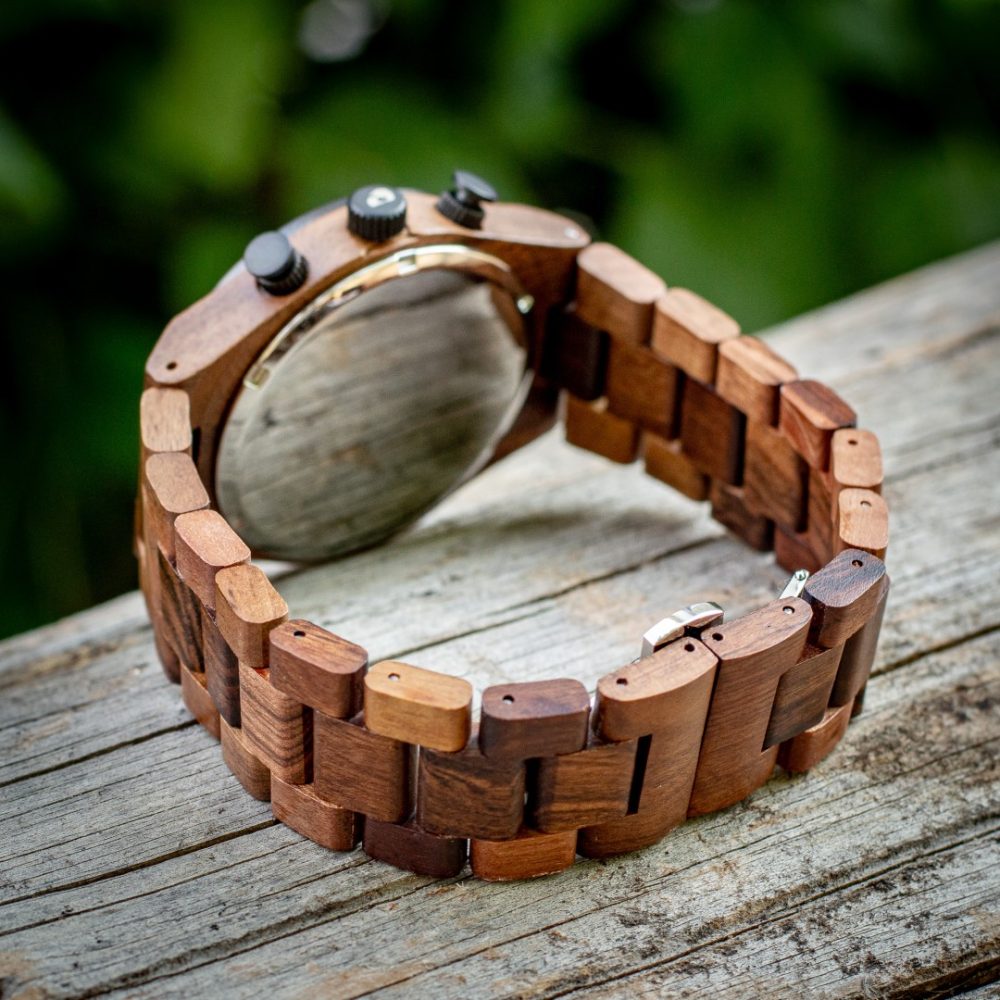 Reloj de Madera de Tigre Gobi - Image 4