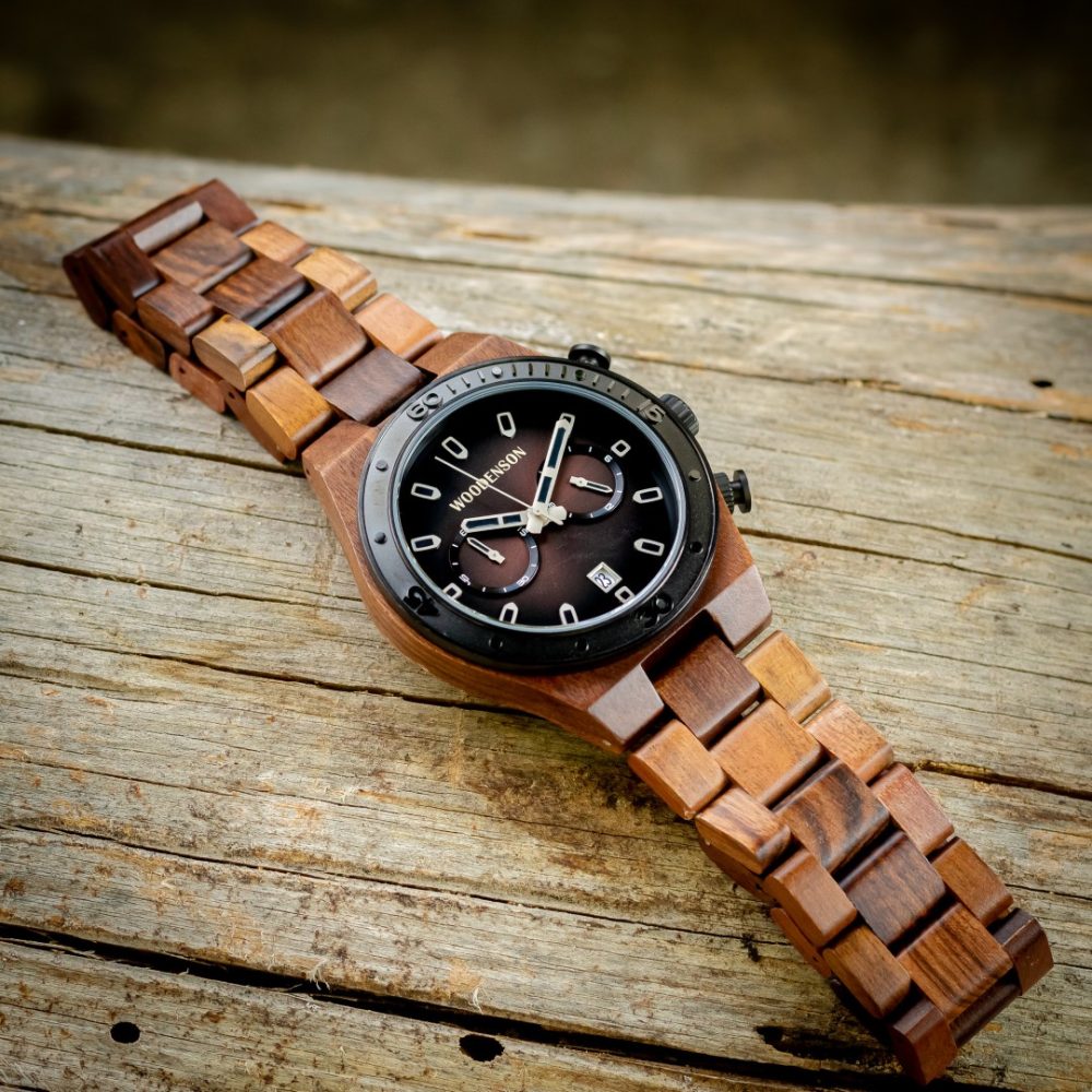 Reloj de Madera de Tigre Gobi - Image 5