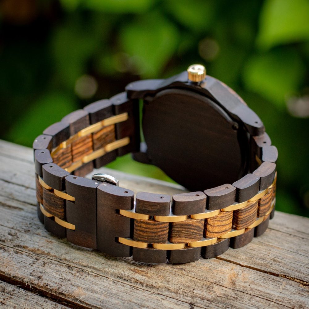 Reloj de Madera de Chacate Negro Fuerteventura - Image 4