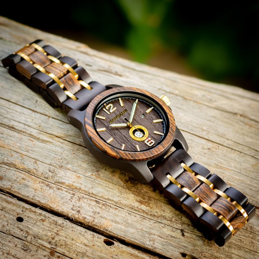 Reloj de Madera de Chacate Negro Fuerteventura - Image 3