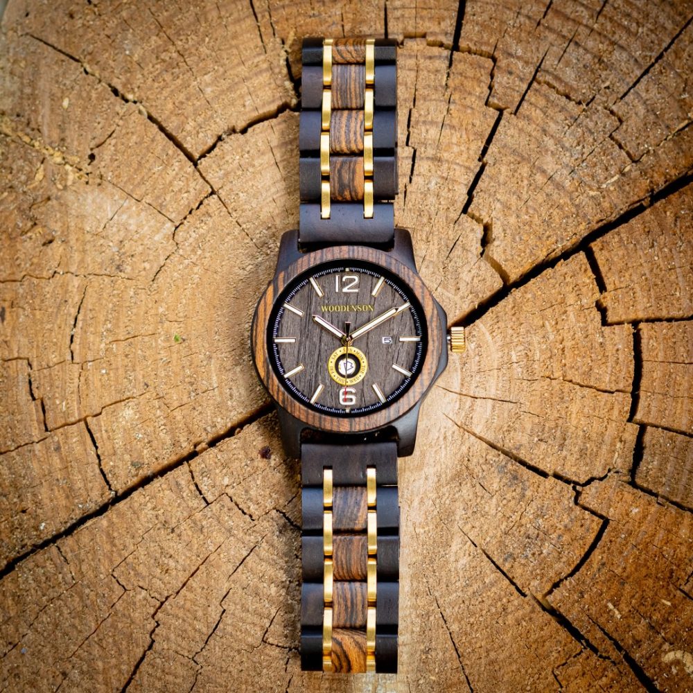 Reloj de Madera de Chacate Negro Fuerteventura - Image 5