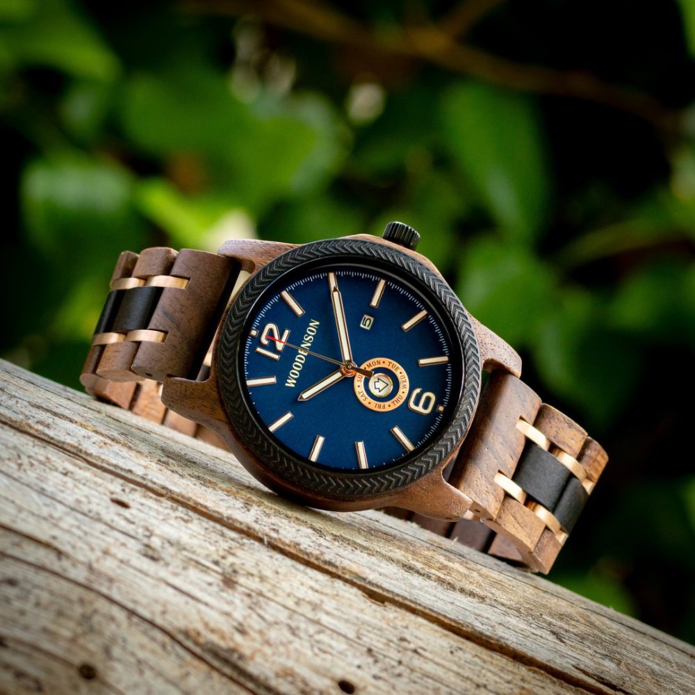 Reloj de Madera de Zebrano Tenerife