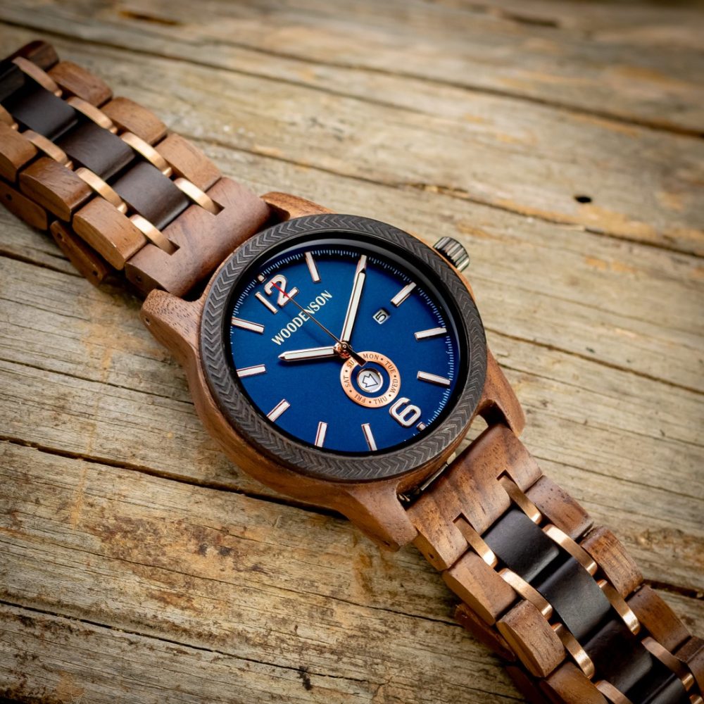 Reloj de Madera de Zebrano Tenerife - Image 3