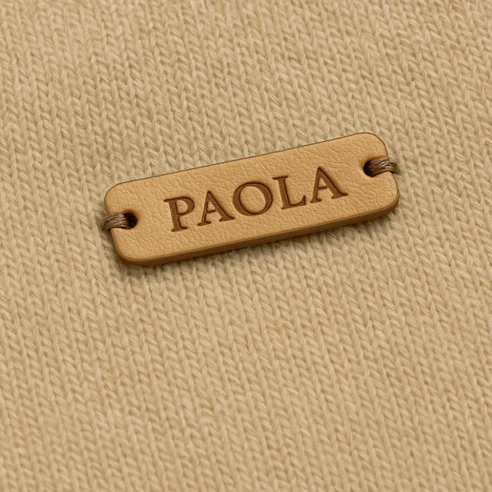BEIGE NATURAL. Bufanda 100% Cashmere.  The Edit 2025 - Image 5